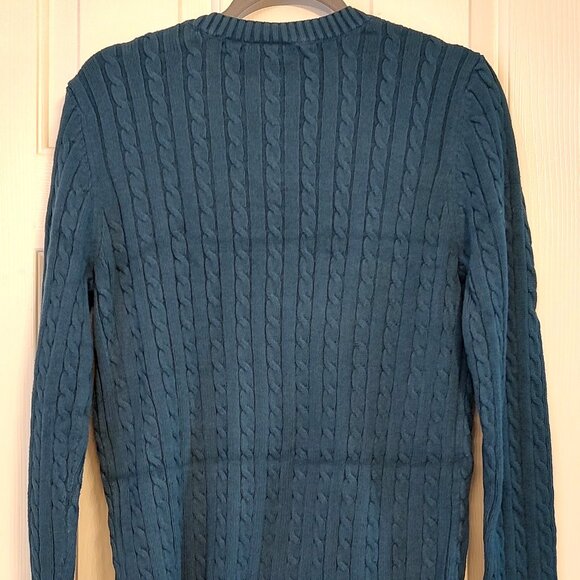 Women's Croft & Barrow by Kohl's Large Teal Sweater - Picture 2 of 5